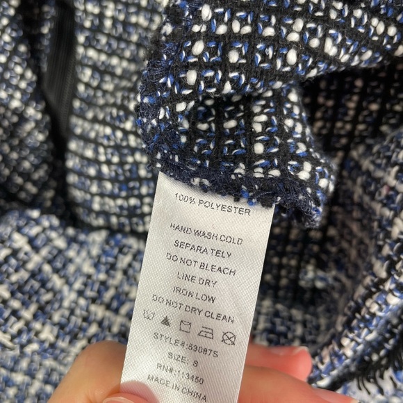 Milk&Honey Blue Mini Skirt Small Women’s - Picture 2 of 12